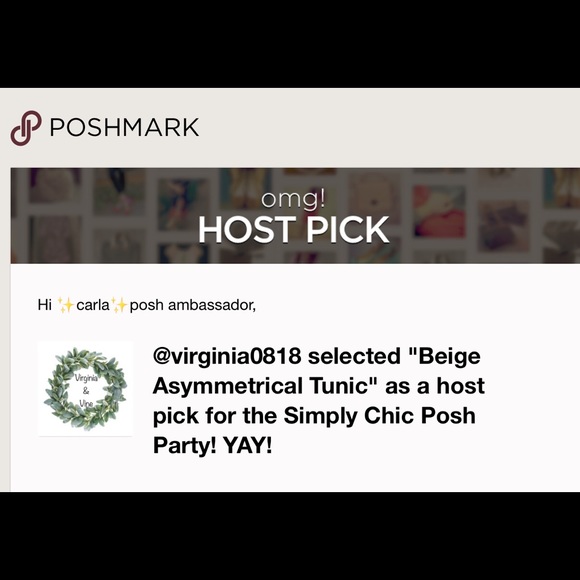 Beige Asymmetrical Tunic - Picture 3 of 3